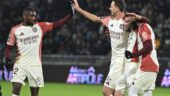 Tagliafico, Mata et Matic, joueurs de l'OL