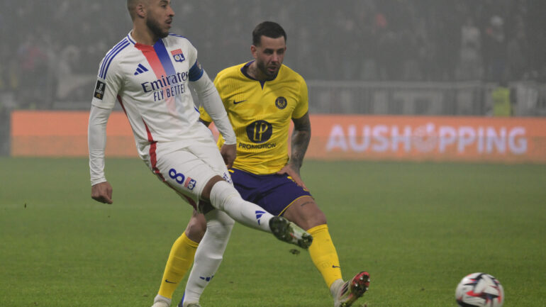 Corentin Tolisso lors d'OL - Toulouse