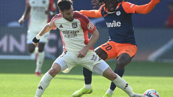 Nicolas Tagliafico lors de Montpellier - OL