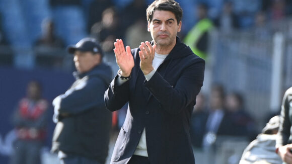 Paulo Fonseca lors de Montpellier - OL