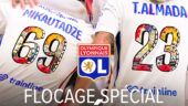 Flocage Spécial Cinéma sur le maillot de l'OL