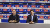 Paulo Fonseca et John Textor, deux dirigeants de l'OL